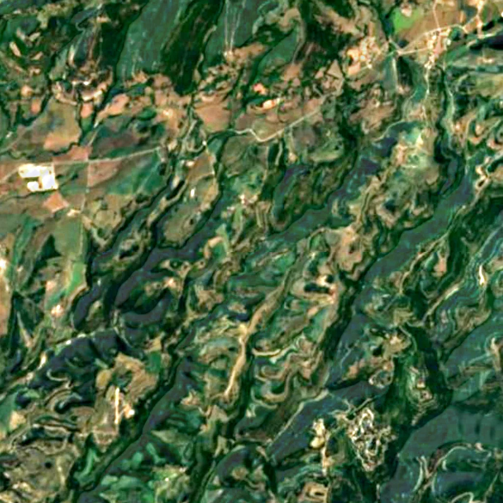 The ground above Cova del Toll (Sentinel-2)