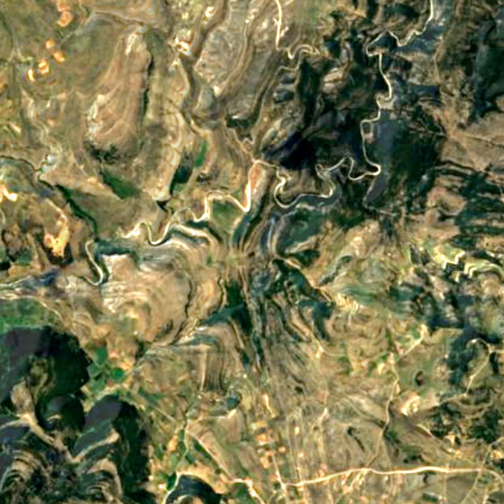 The ground above Covatina del Tossalet del Mas de la Rambla (Sentinel-2)