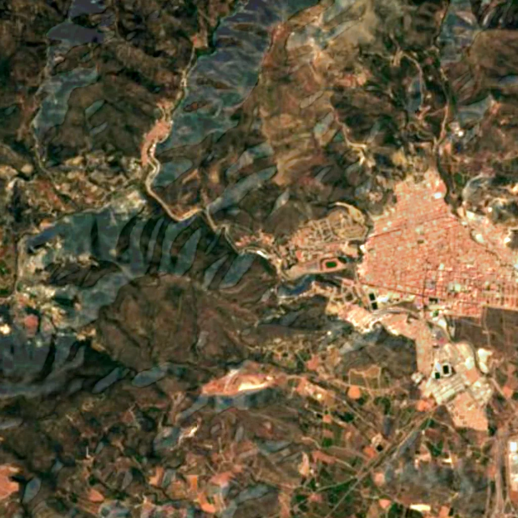The ground above Coves de Sant Josep (Sentinel-2)