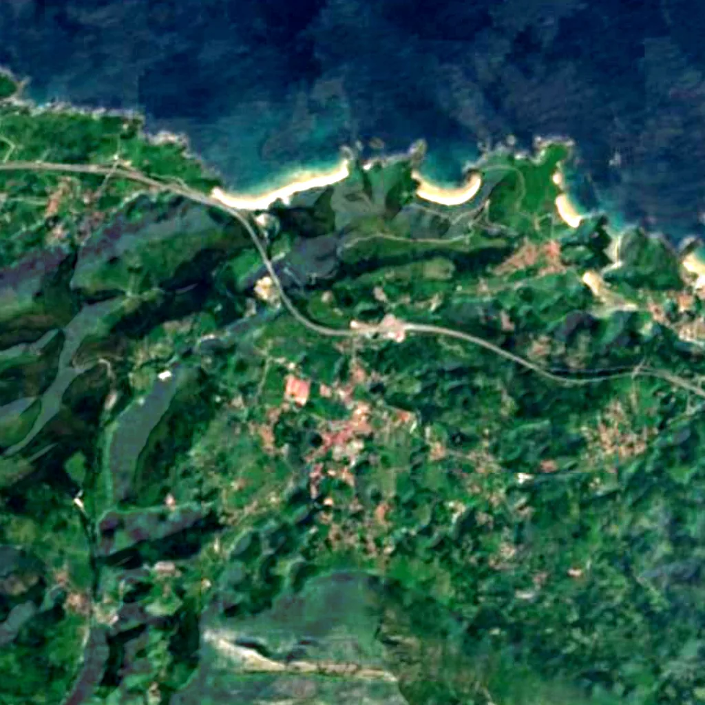 The ground above Cueto la Mina cave (Sentinel-2)