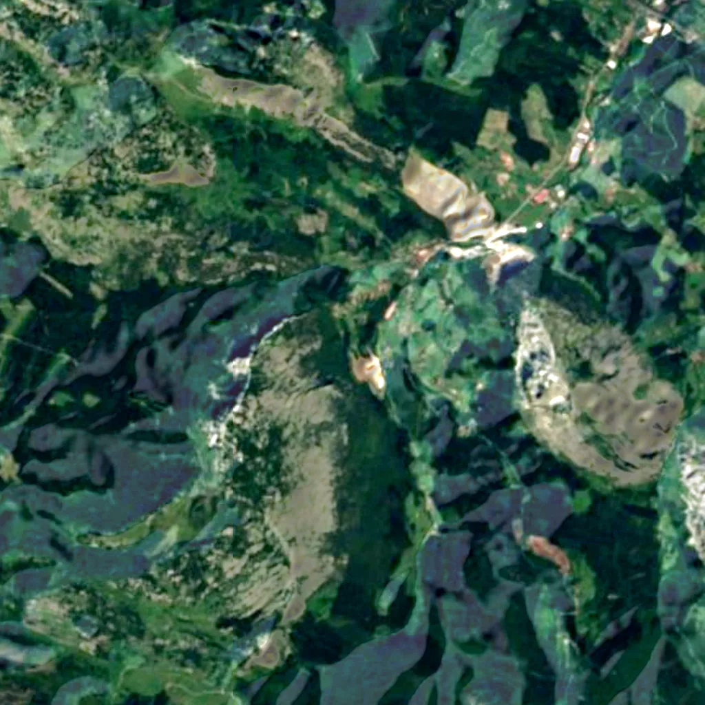 The ground above Cueva de Askondo (Sentinel-2)
