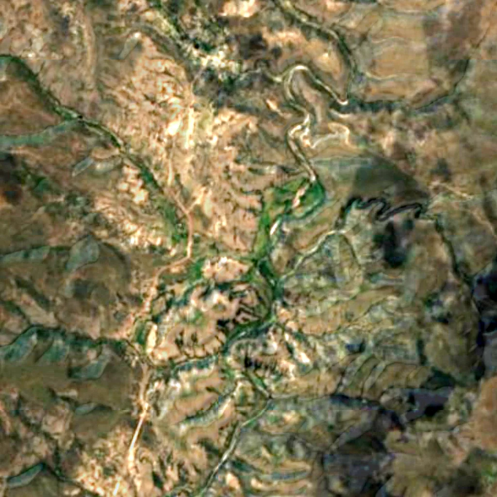 The ground above Cueva de la Olla (Sentinel-2)