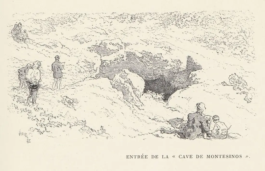 1901, Au pays de Don Quichotte, Entrée de la «cave de Montesinos», Vierge