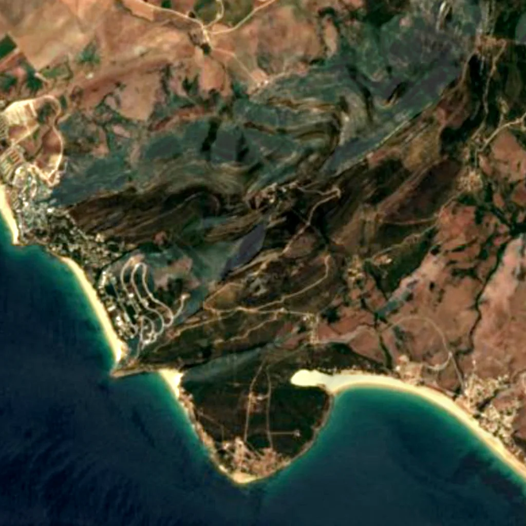 The ground above Cueva del Moro (Sentinel-2)