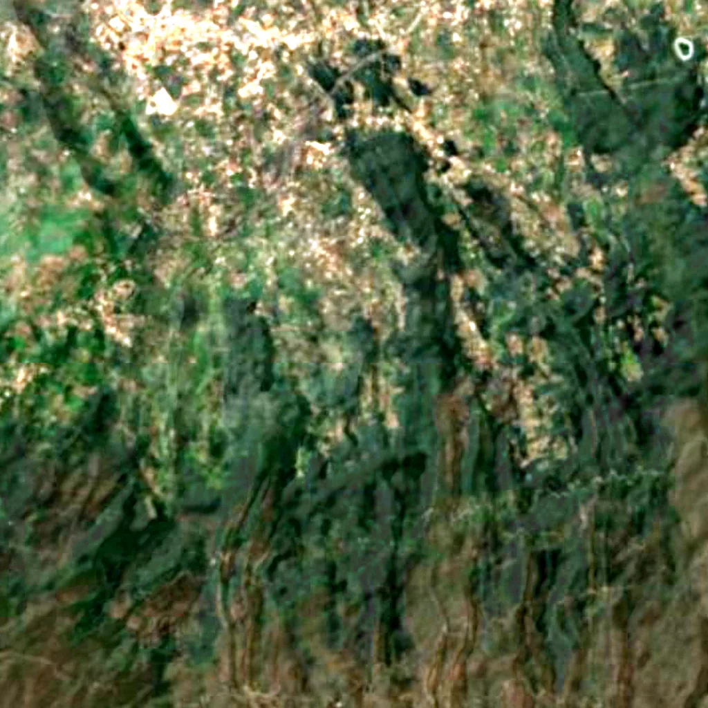 The ground above Cueva del Viento (Sentinel-2)