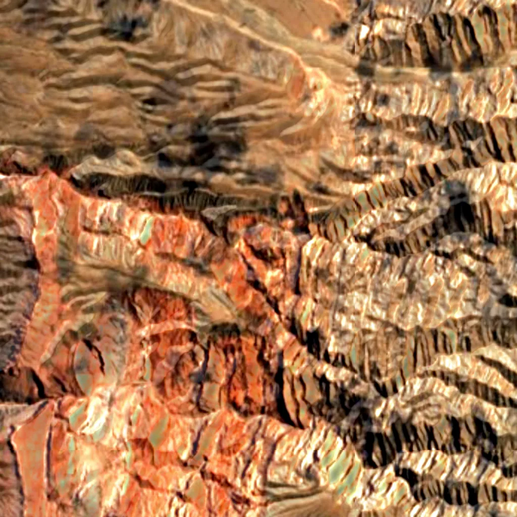 The ground above Cuevas de Acsibi (Sentinel-2)
