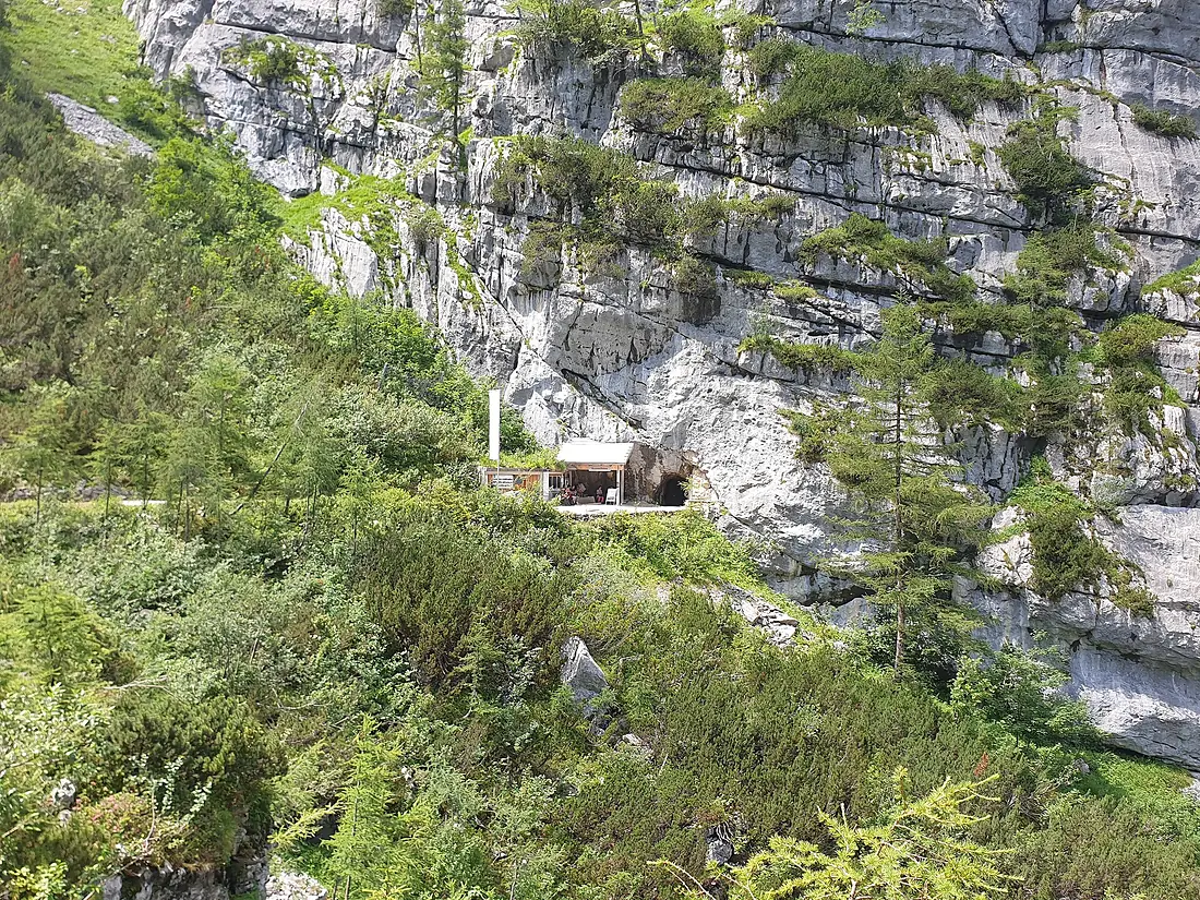 2024 Dachsteingebirge 337 Mammuthöhle Eingang