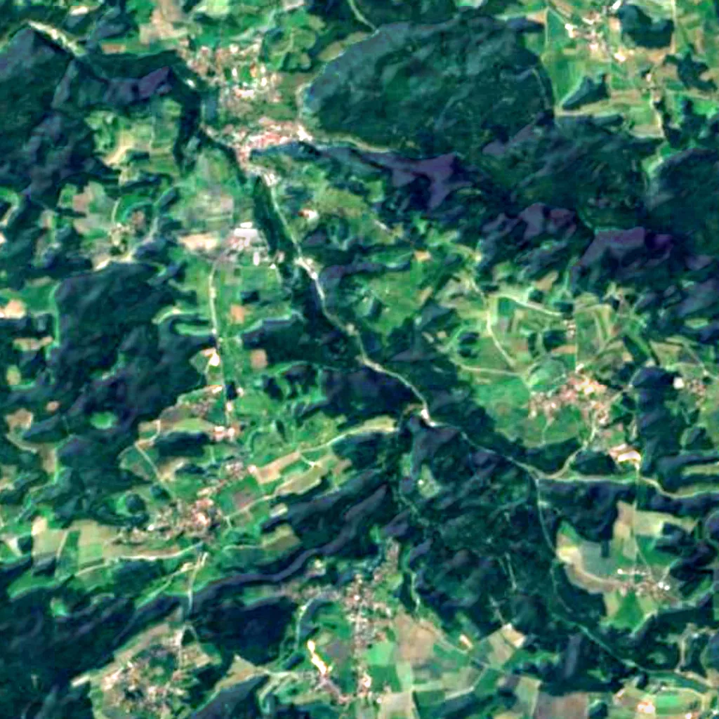The ground above Devil's Cave (Sentinel-2)