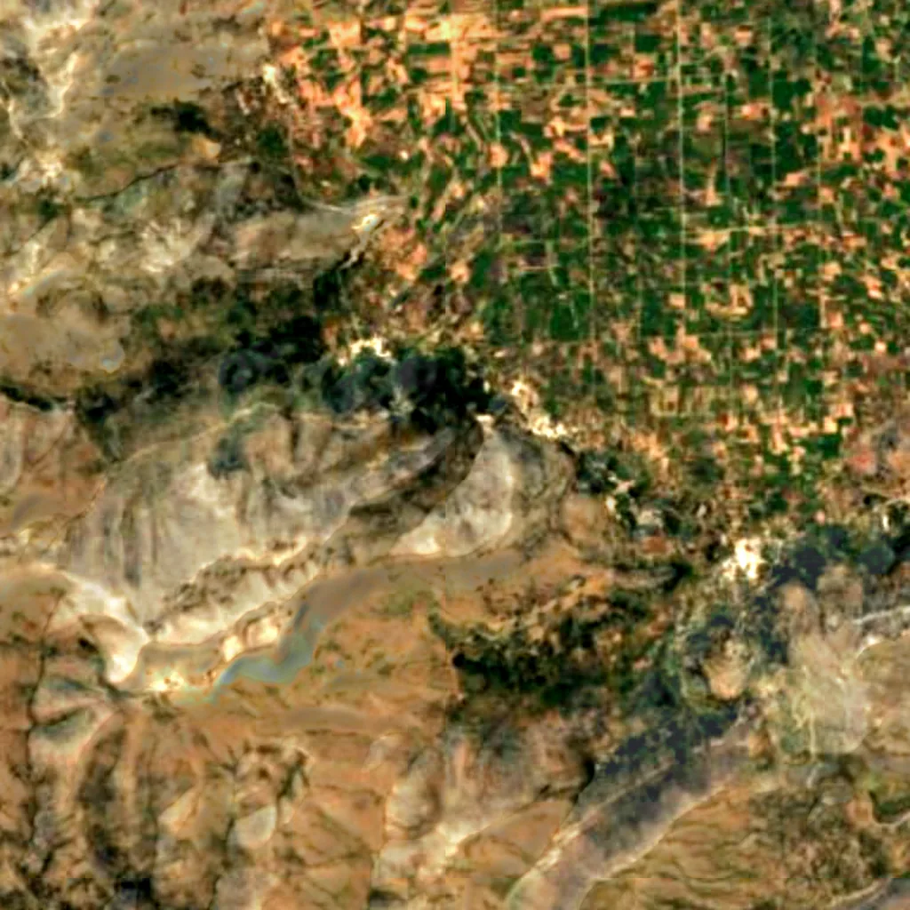 The ground above Dikteon Andron (Sentinel-2)