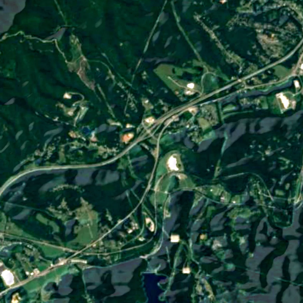 The ground above Dixie Caverns (Sentinel-2)