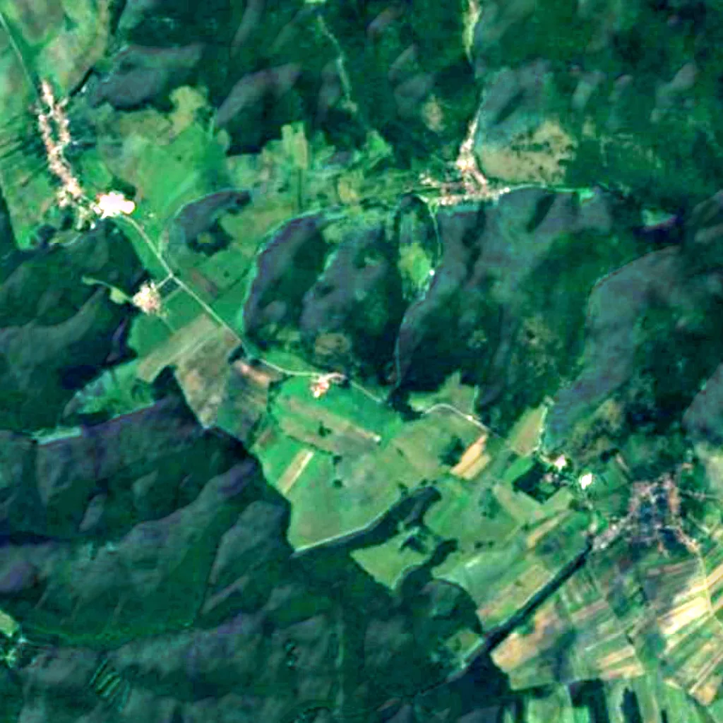The ground above Domica (Sentinel-2)