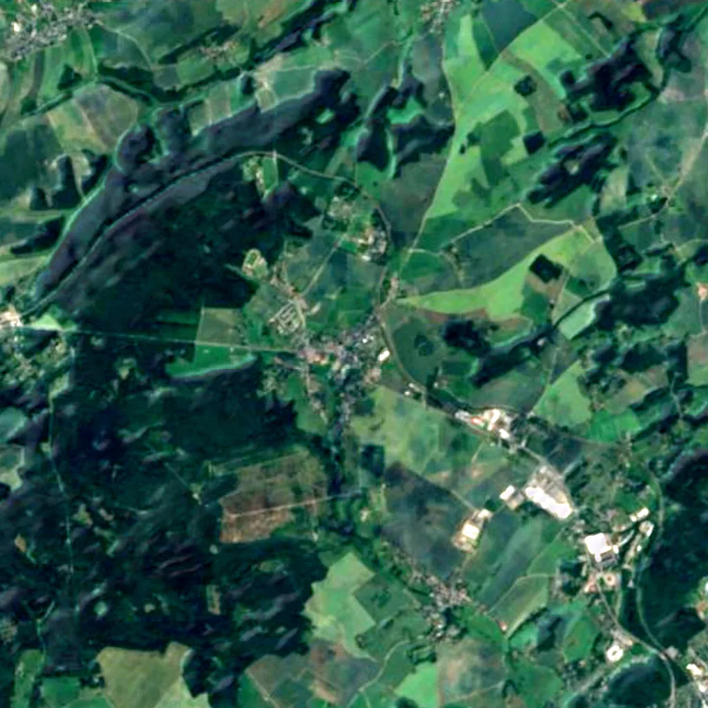 The ground above Drachenhöhle Syrau (Sentinel-2)