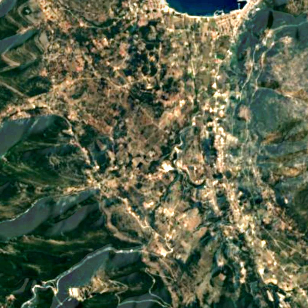 The ground above Drogaratis cave (Sentinel-2)