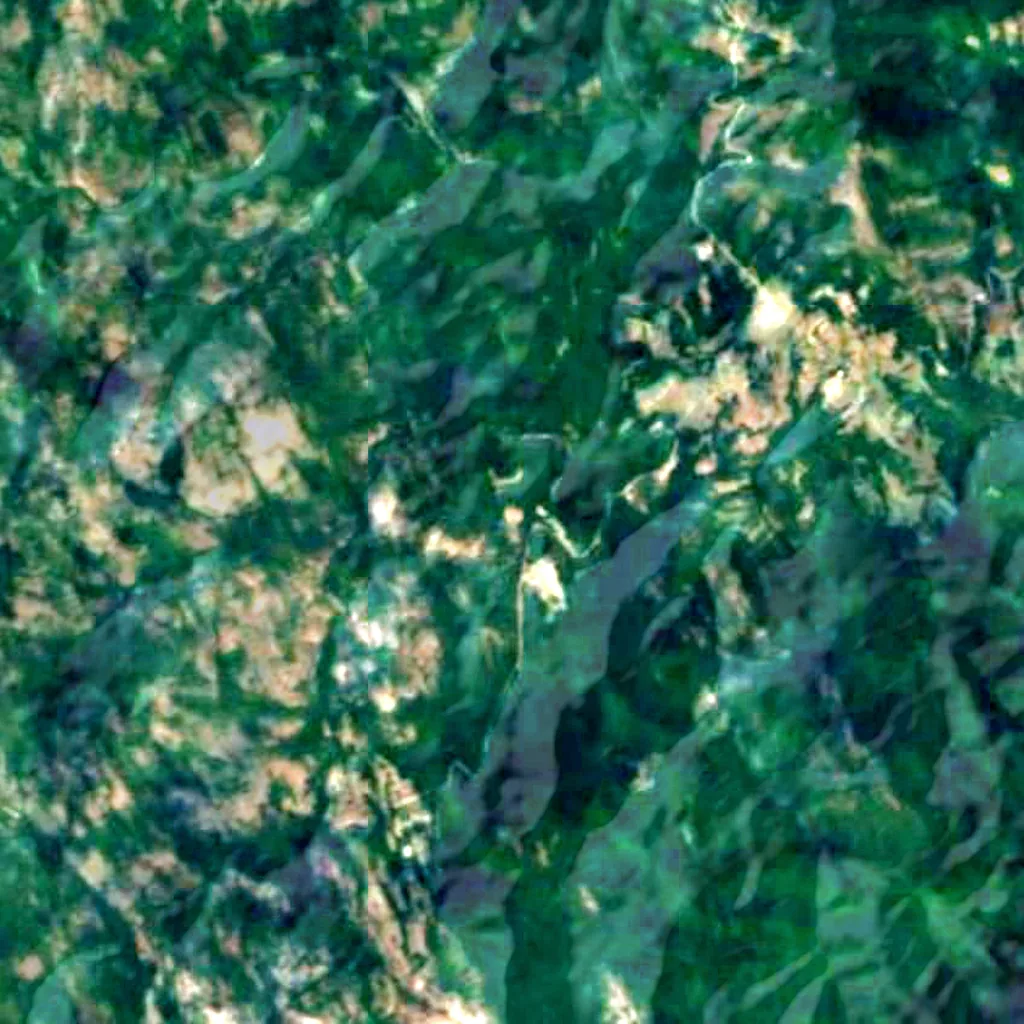 The ground above Dupnisa Cave (Sentinel-2)