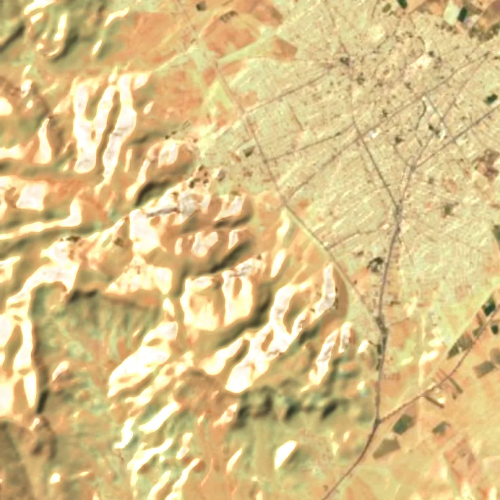 The ground above Eshkaft-e Salman (Sentinel-2)