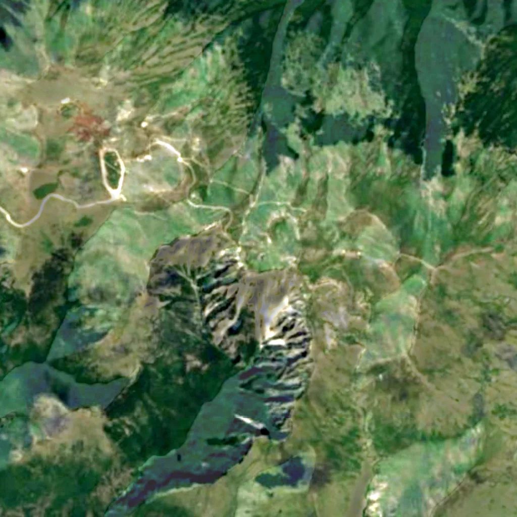 The ground above Falakro Karst Cave (Sentinel-2)