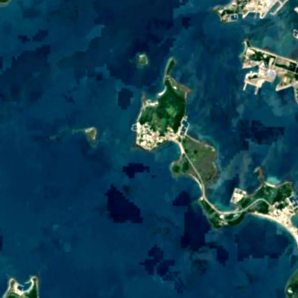 The ground above Fenggui Cave (Sentinel-2)