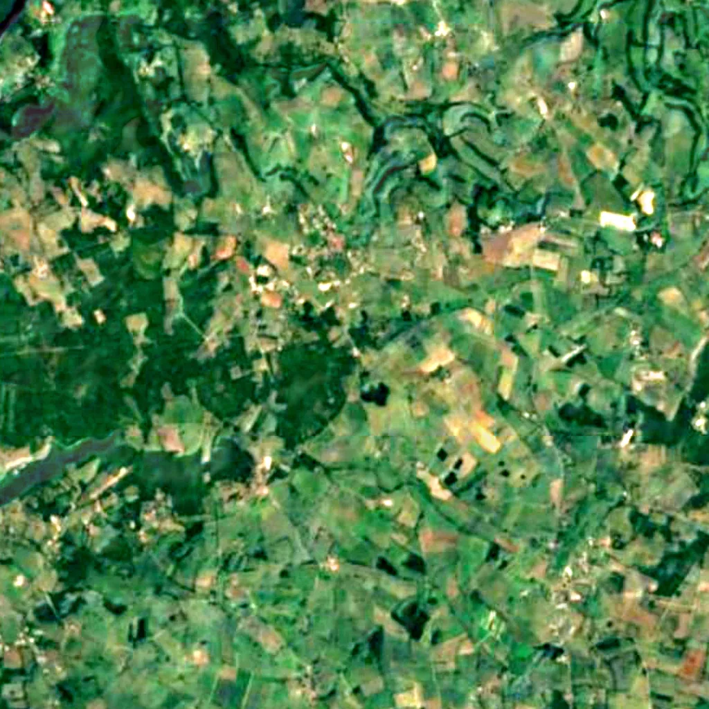 The ground above Foissac cave (Sentinel-2)