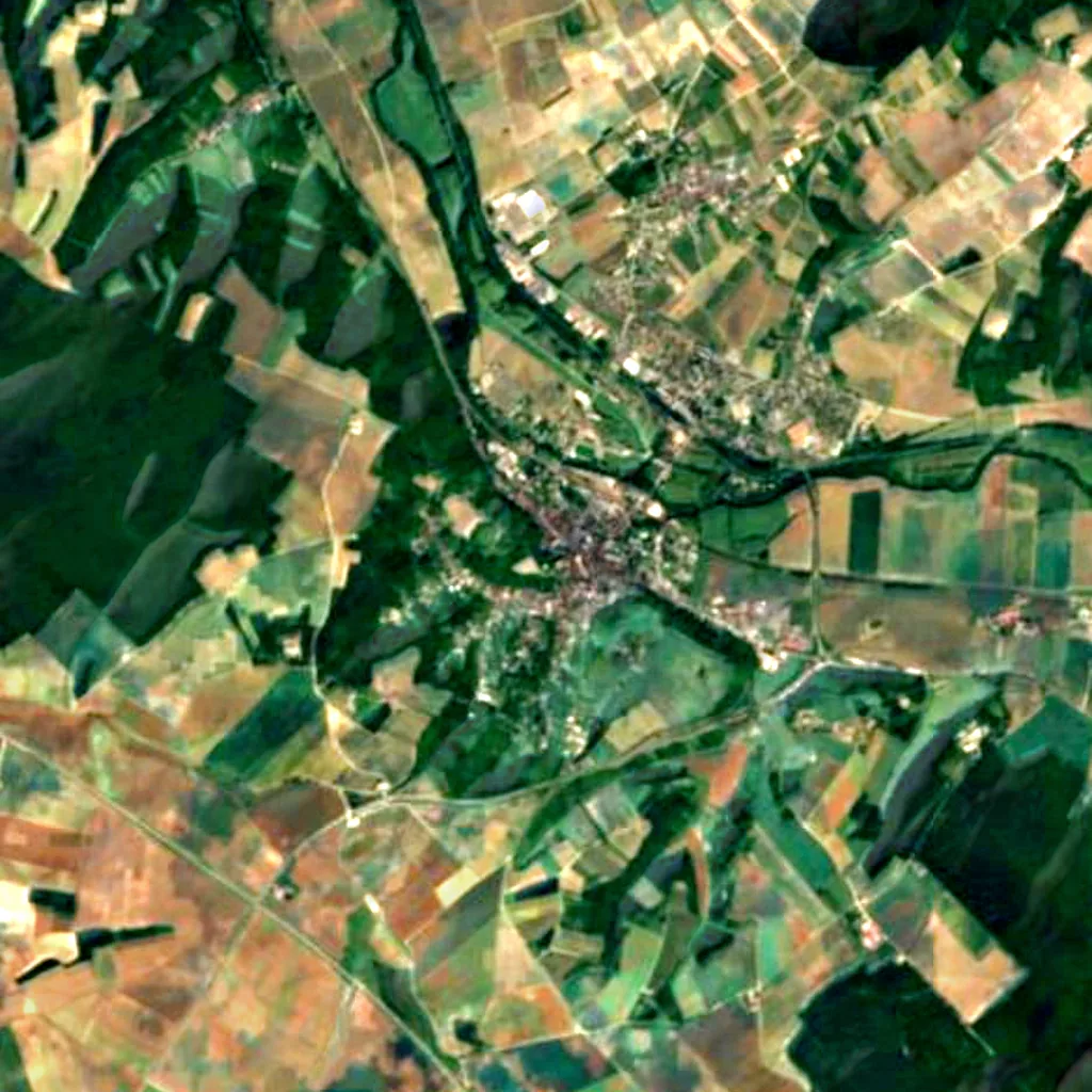 The ground above Fosse Dionne (Sentinel-2)