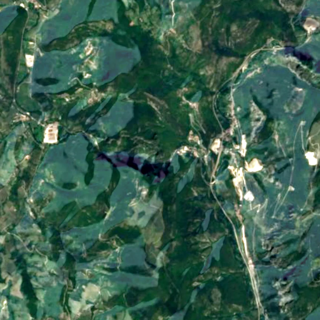 The ground above Frasassi Caves (Sentinel-2)