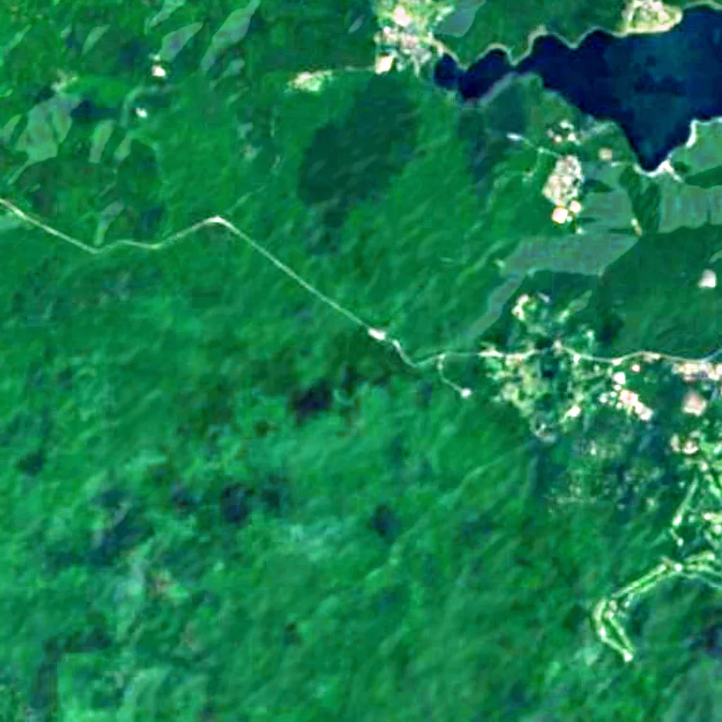 The ground above Fugaku Wind Cave (Sentinel-2)