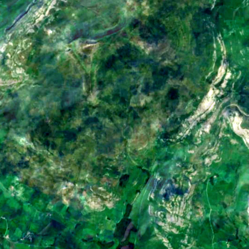 The ground above Gaping Gill (Sentinel-2)