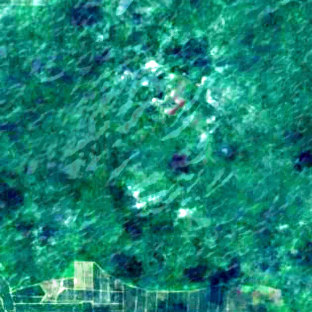 The ground above Gomantong Caves (Sentinel-2)