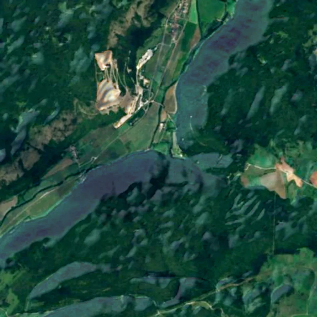 The ground above Gombasek Cave (Sentinel-2)