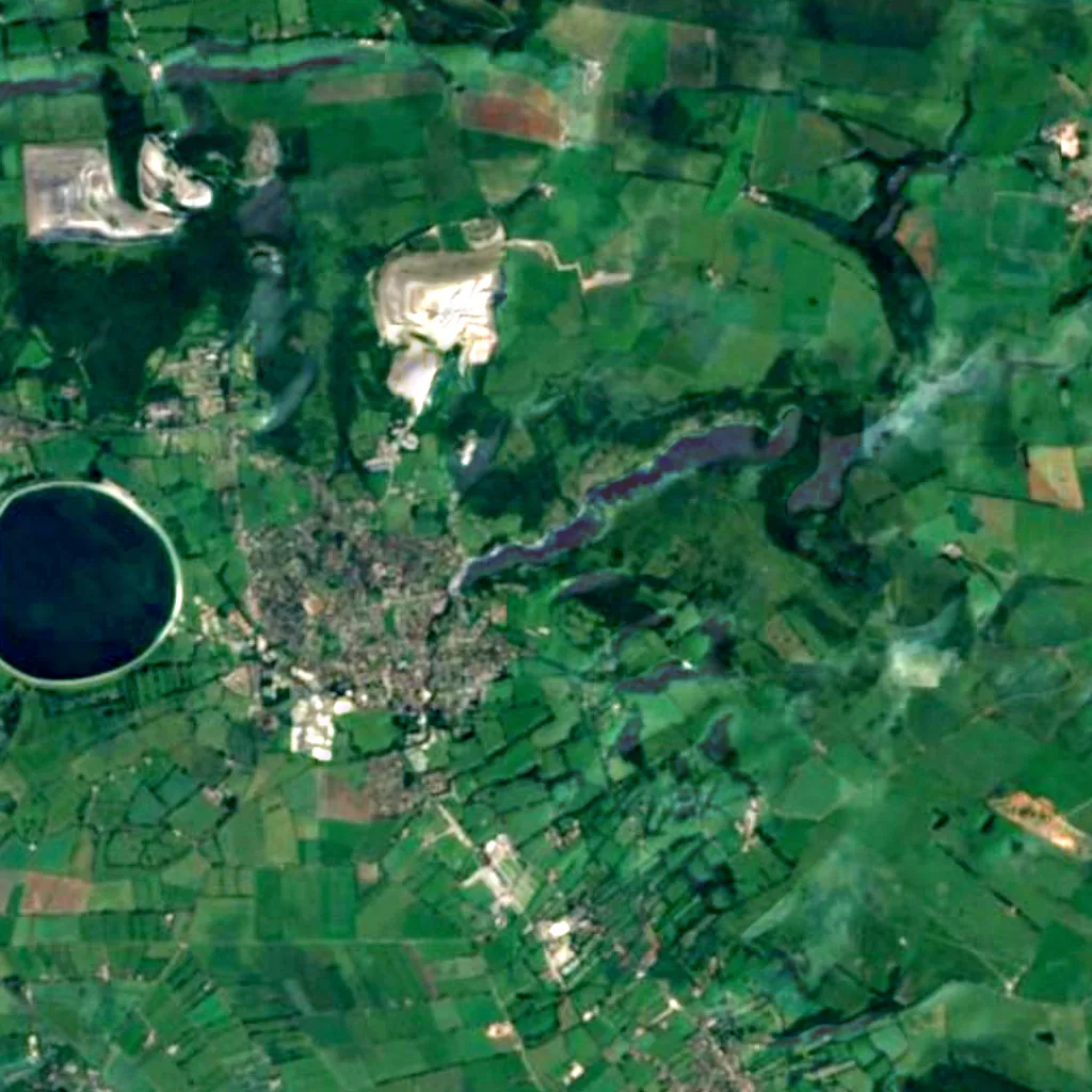 The ground above Gough's Cave (Sentinel-2)