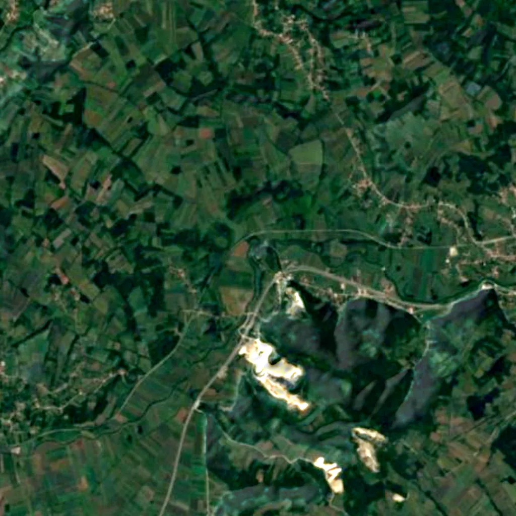 The ground above Gradac cave (Sentinel-2)