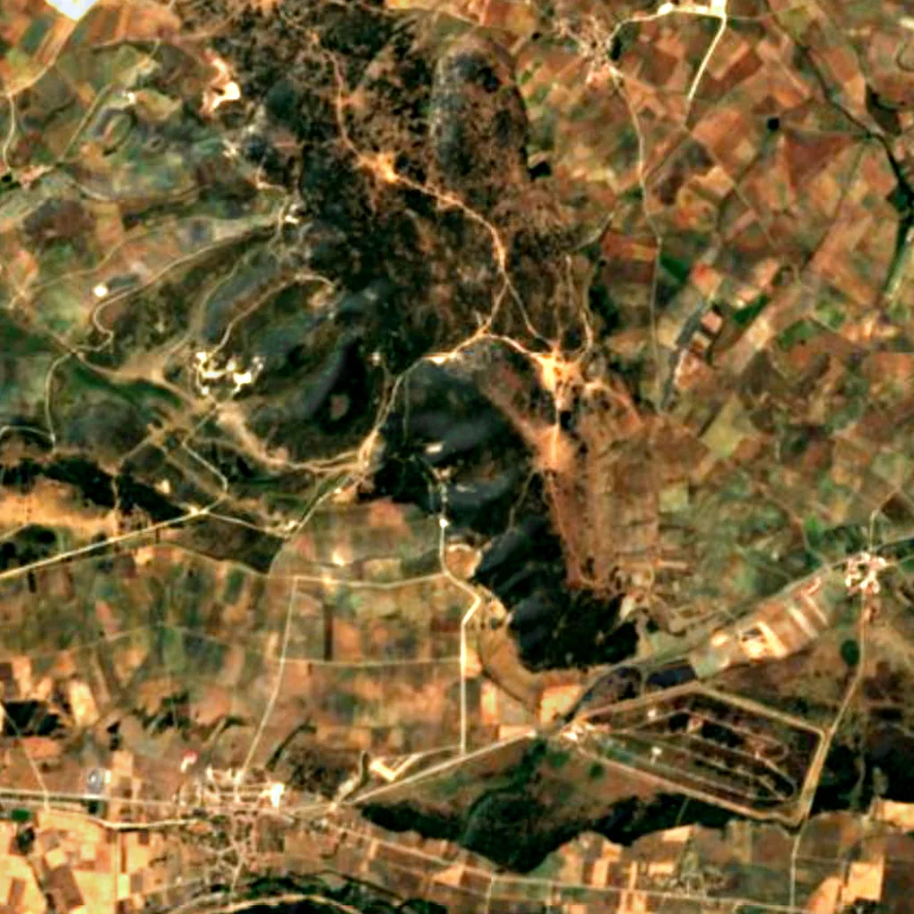 The ground above Gran Dolina (Sentinel-2)