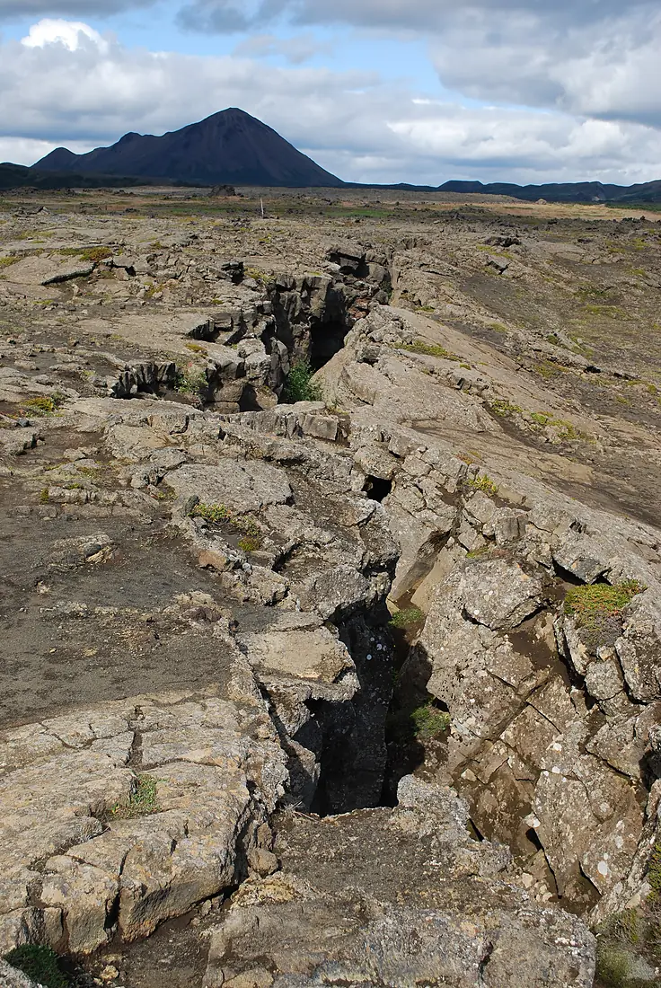 Landscape Above Grjótagjá caves (1)