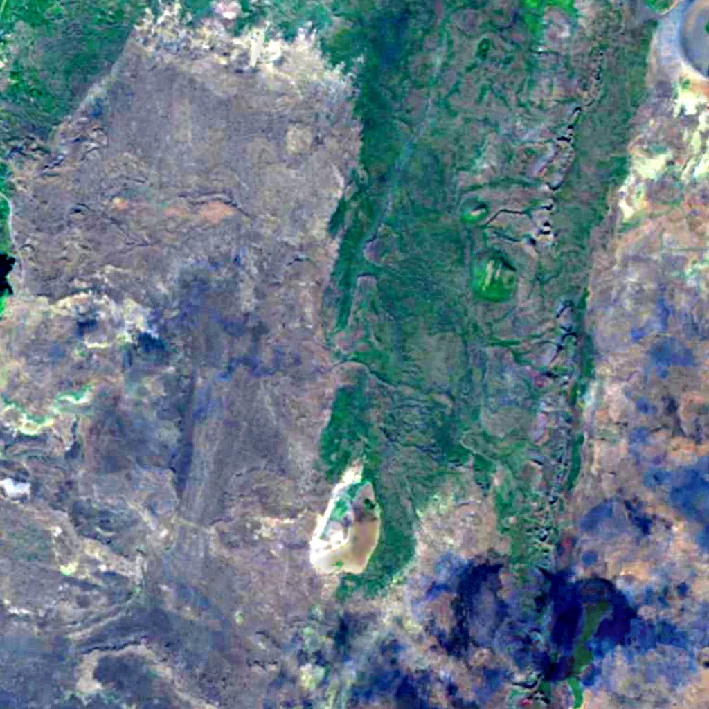The ground above Grjótagjá (Sentinel-2)