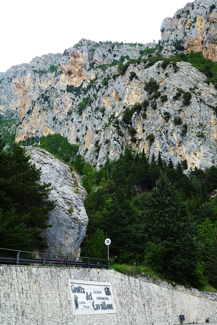 L'entrata delle grotte del Cavallone - panoramio