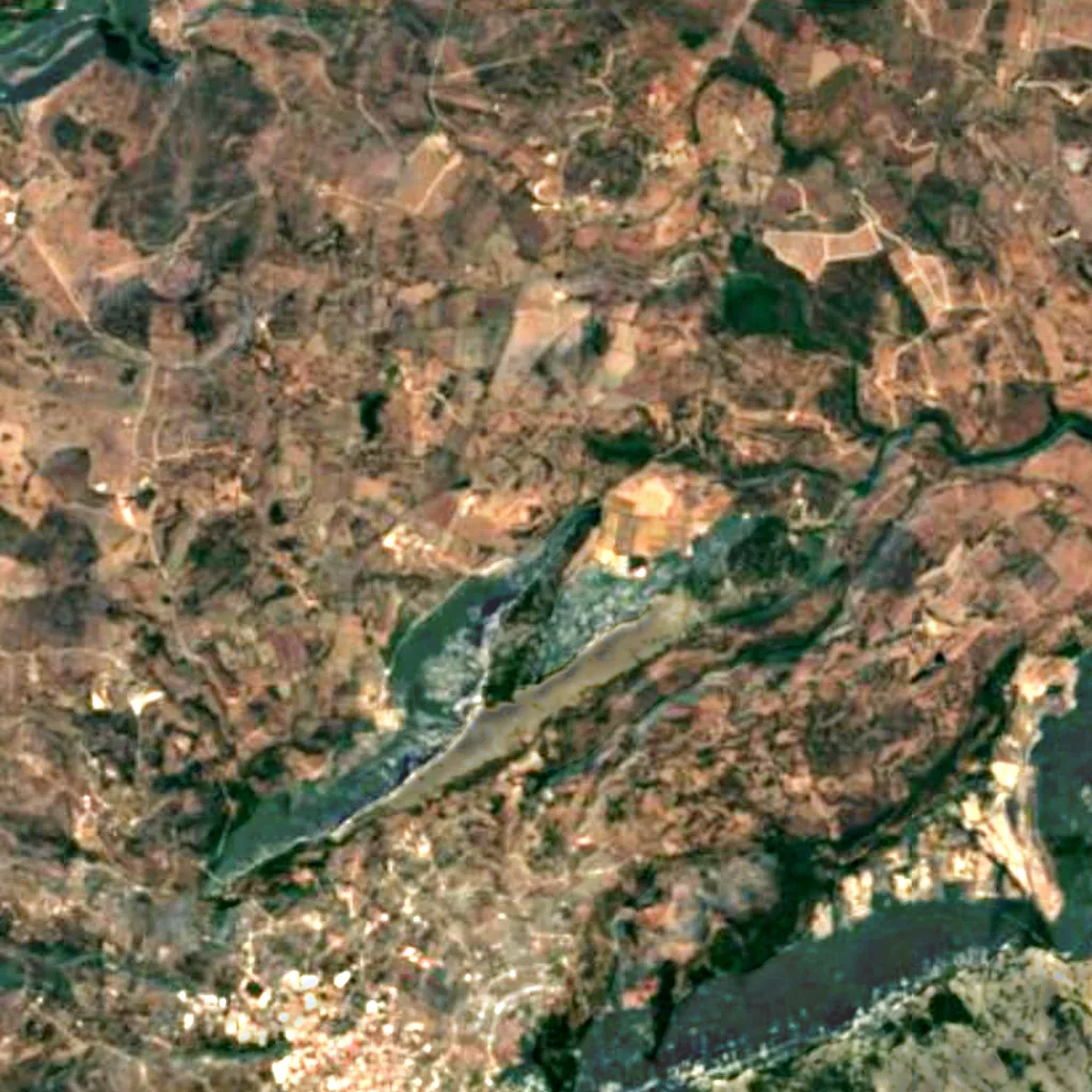 The ground above Grotta di Ispinigoli (Sentinel-2)
