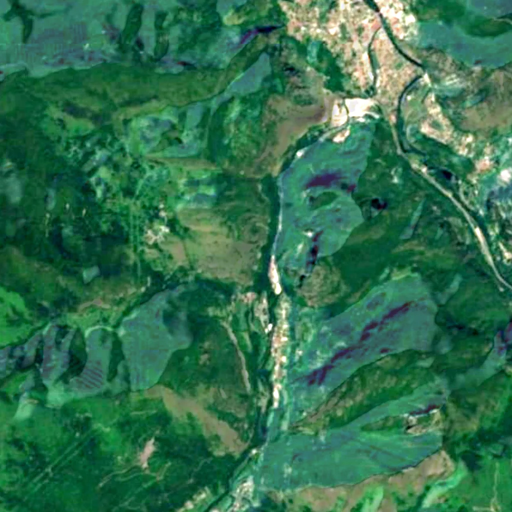 The ground above Grotte de la Vache (Sentinel-2)
