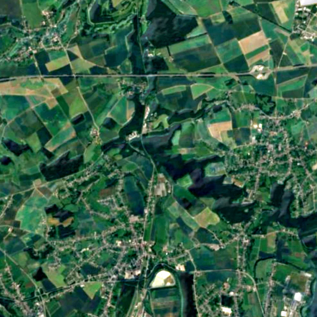 The ground above Grotte de Spy (Sentinel-2)