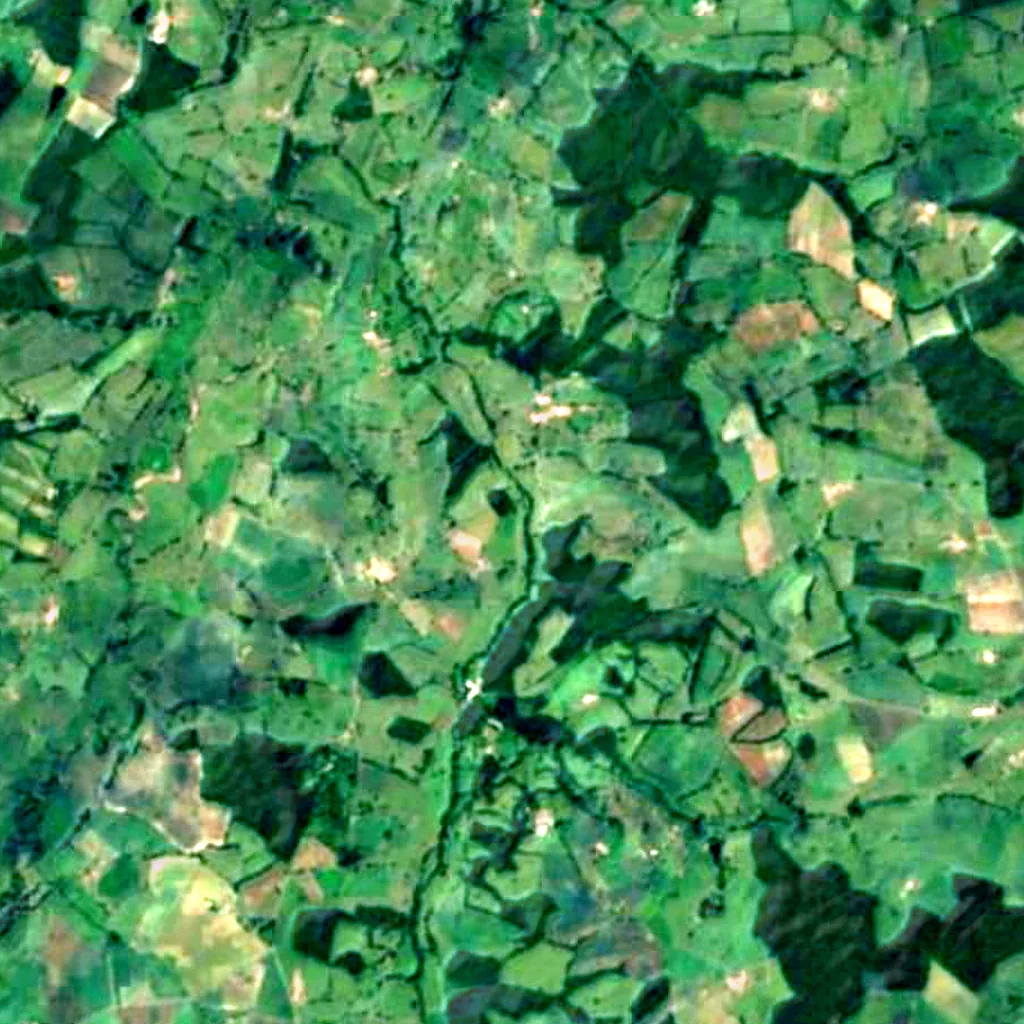 The ground above Grotte des Fées (Sentinel-2)