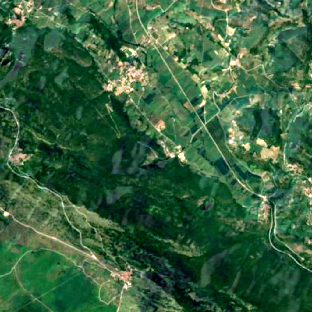 The ground above Grotte di Stiffe (Sentinel-2)