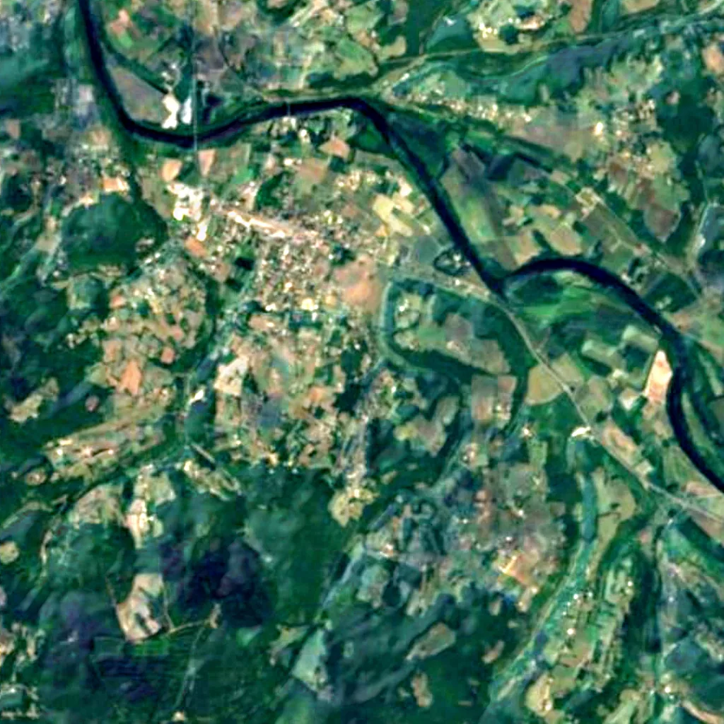 The ground above Grottes de Maxange (Sentinel-2)