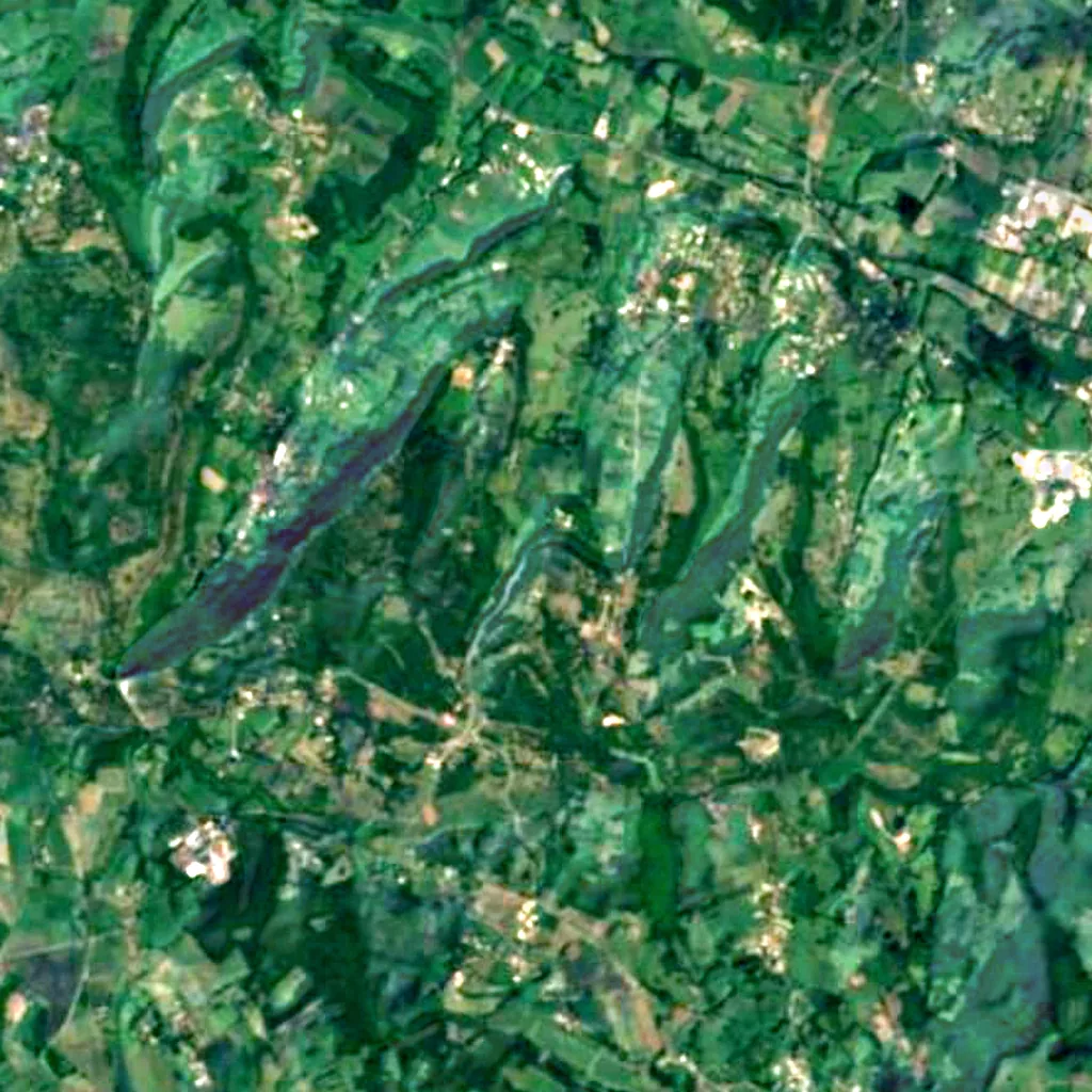 The ground above Grottes de Presque (Sentinel-2)
