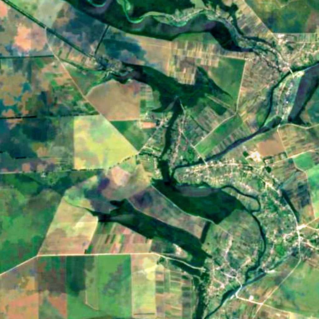 The ground above Grotto of Saint Onuphrius, Ulashkivtsi (Sentinel-2)