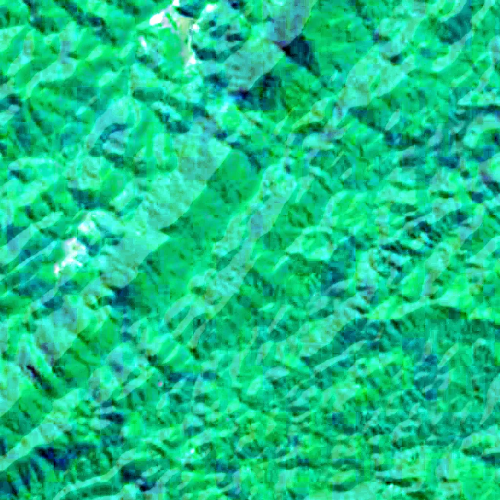 The ground above Gruta Casa de Pedra (Sentinel-2)