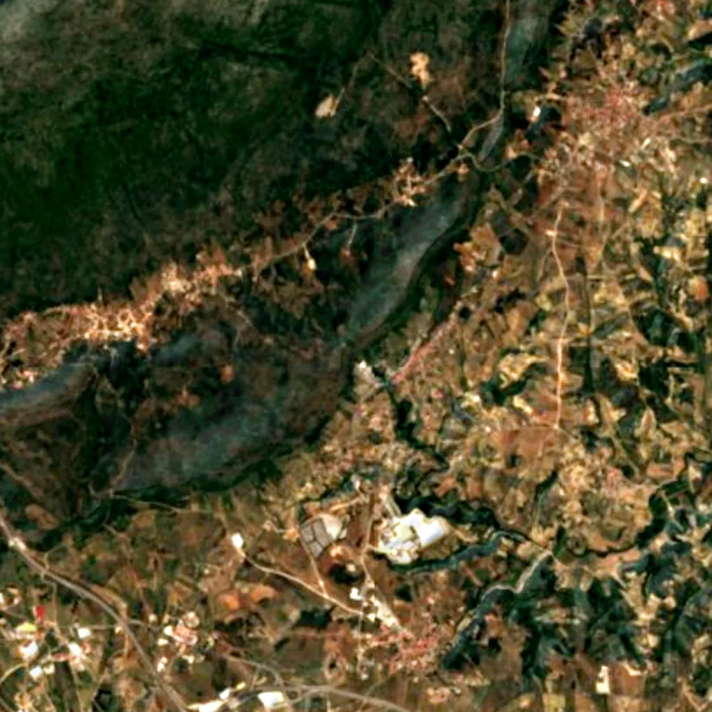 The ground above Gruta da Nascente do Almonda (Sentinel-2)