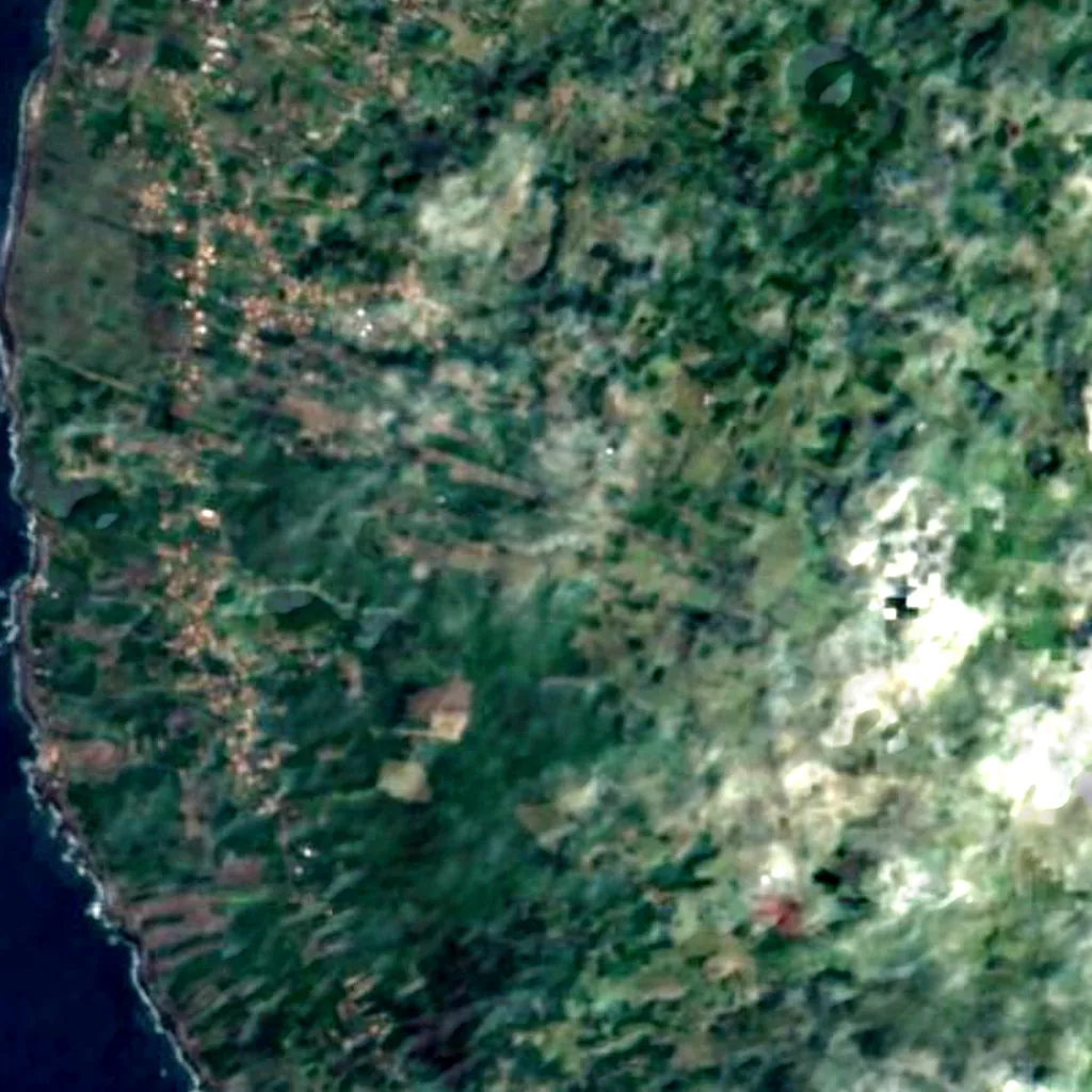 The ground above Gruta das Torres (Sentinel-2)