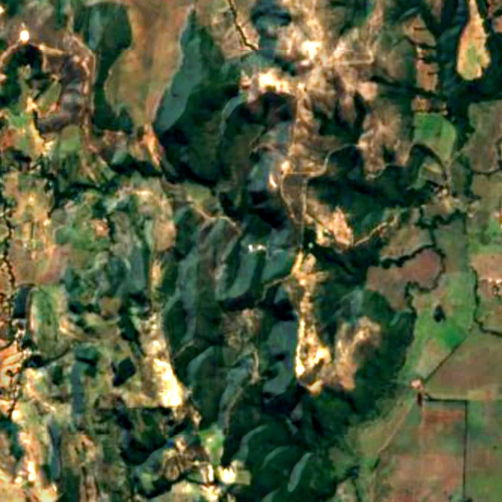 The ground above Gruta de Maquiné (Sentinel-2)