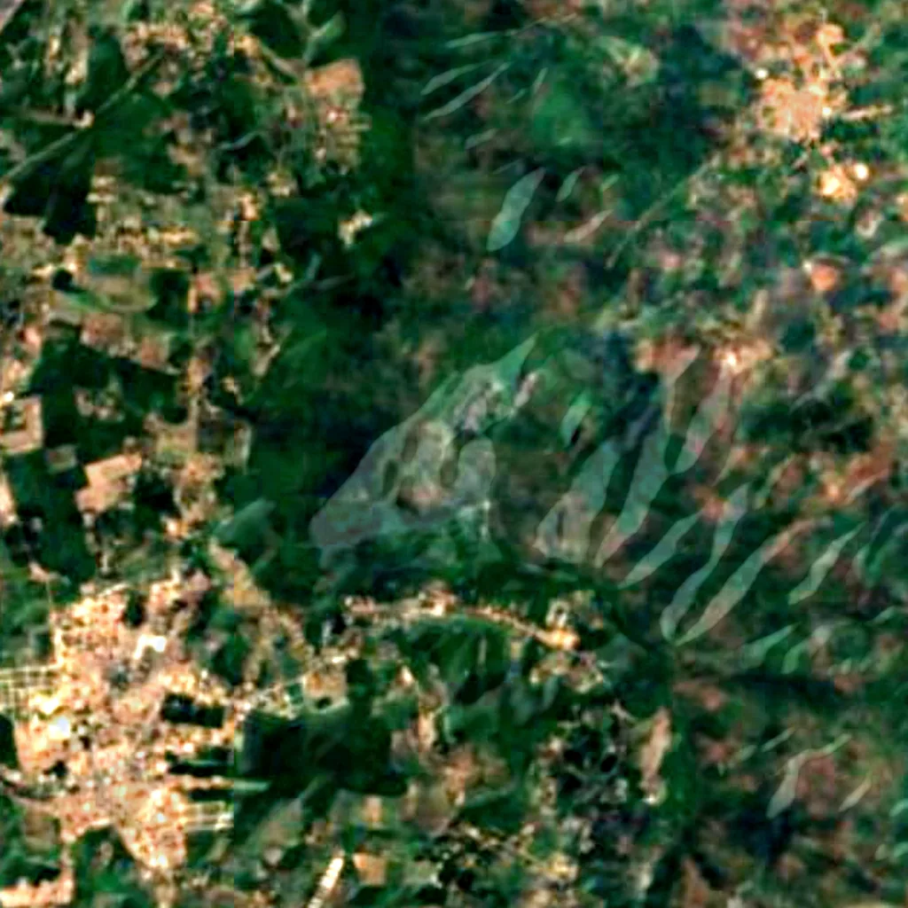 The ground above Gruta de Ubajara (Sentinel-2)