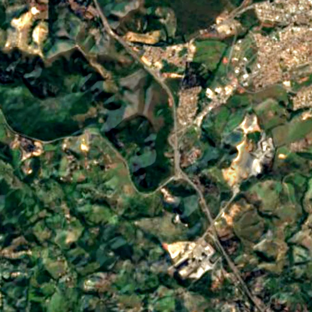 The ground above Gruta Rei do Mato (Sentinel-2)