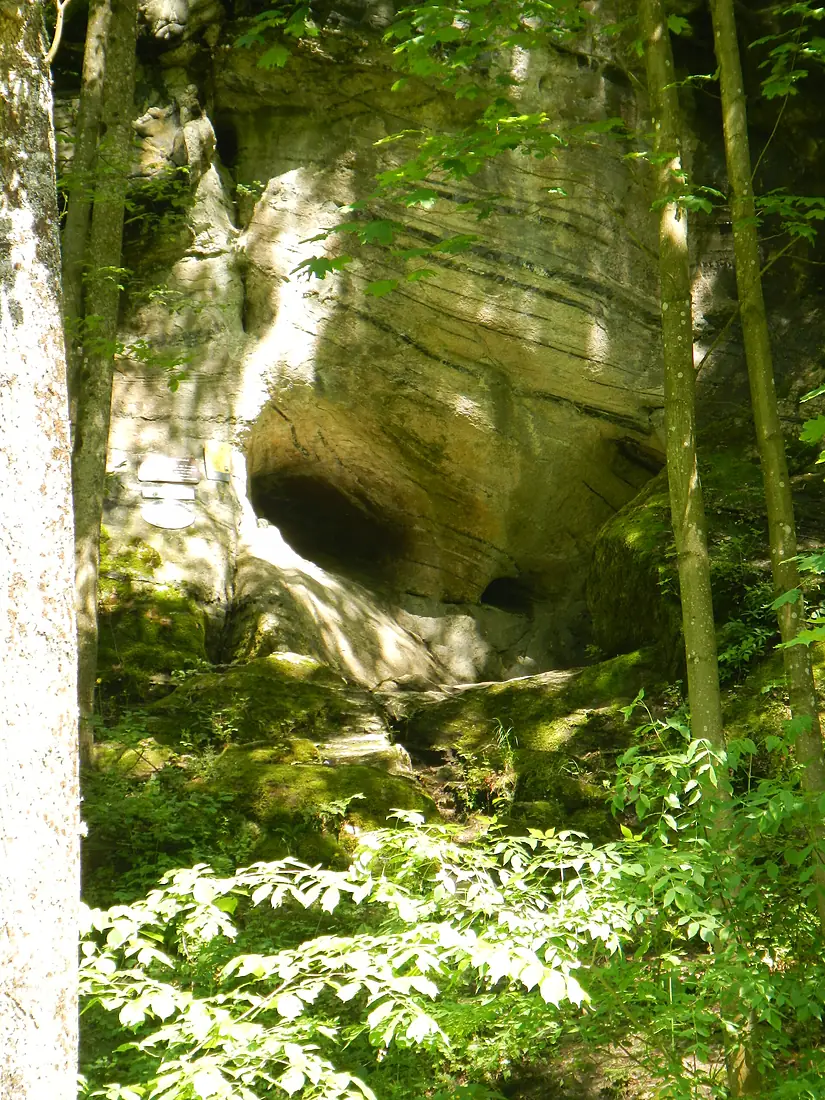 Gudenushöhle im Tal der Großen Krems, Niederösterreich