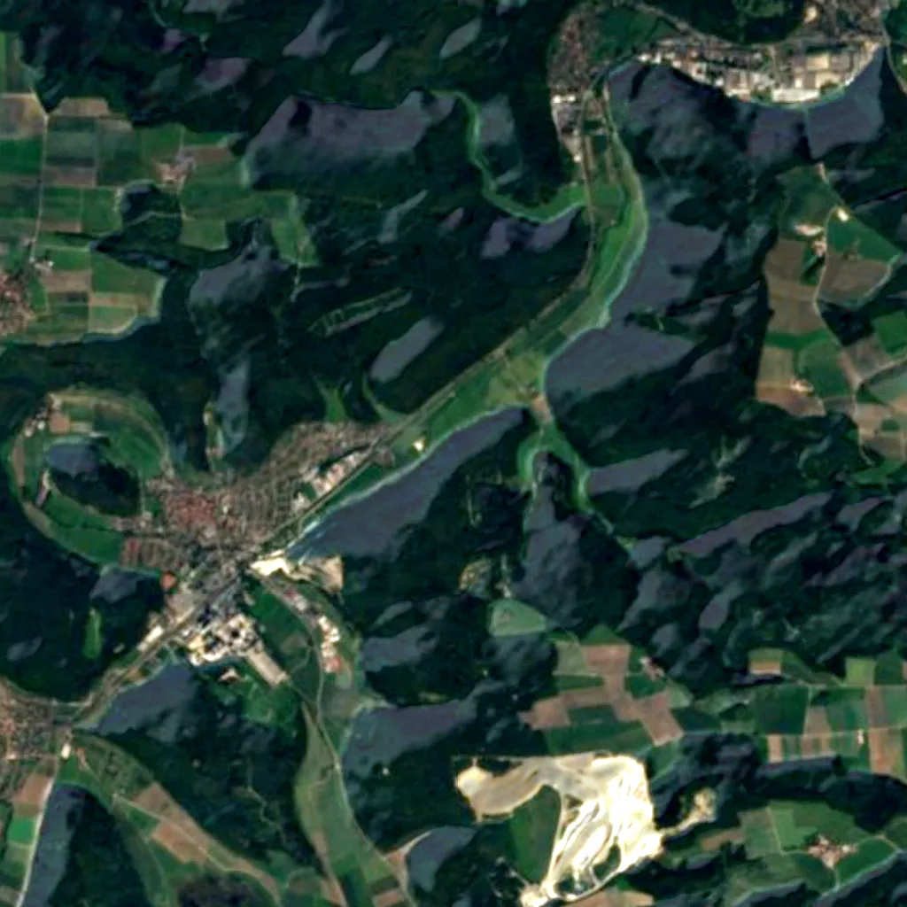 The ground above Hohle Fels (Sentinel-2)